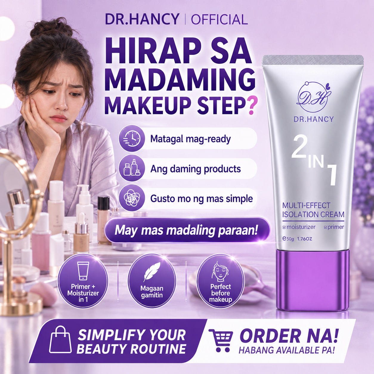 Dr.Hancy 2-in-1 Multi-Effect Isolation Cream