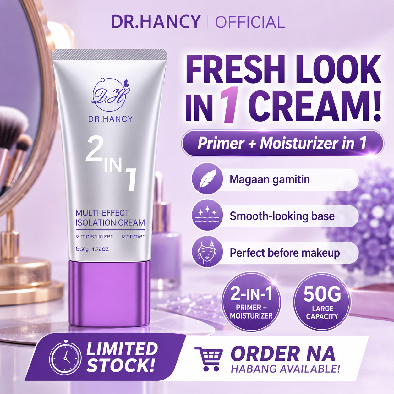Dr.Hancy 2-in-1 Multi-Effect Isolation Cream
