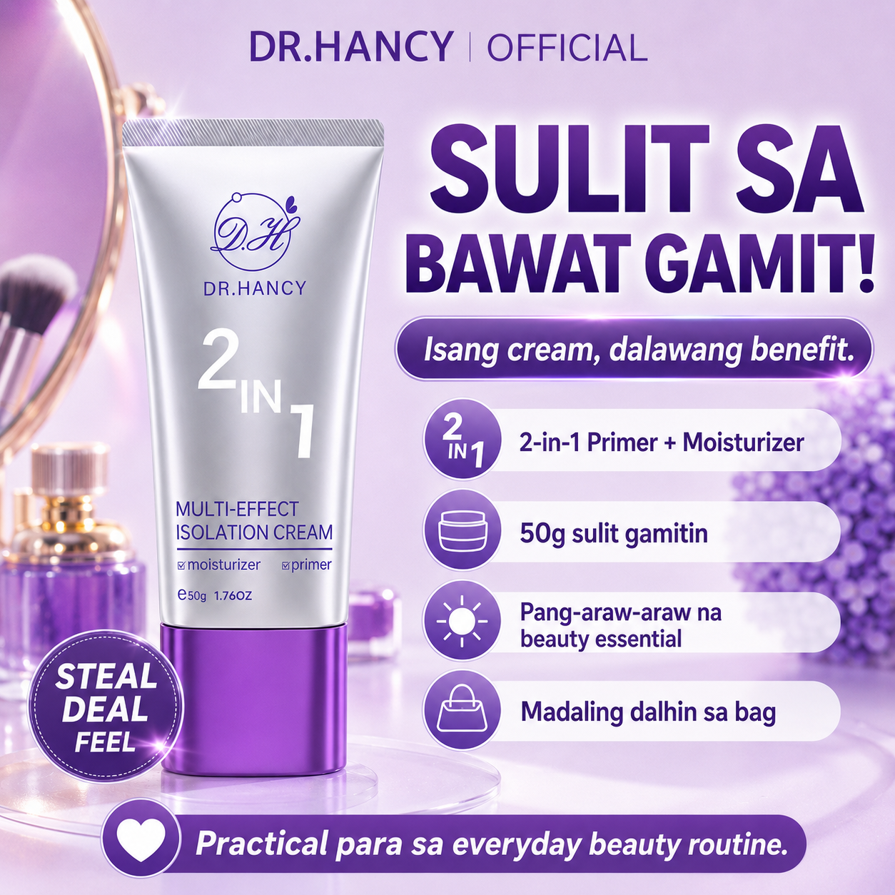 Dr.Hancy 2-in-1 Multi-Effect Isolation Cream