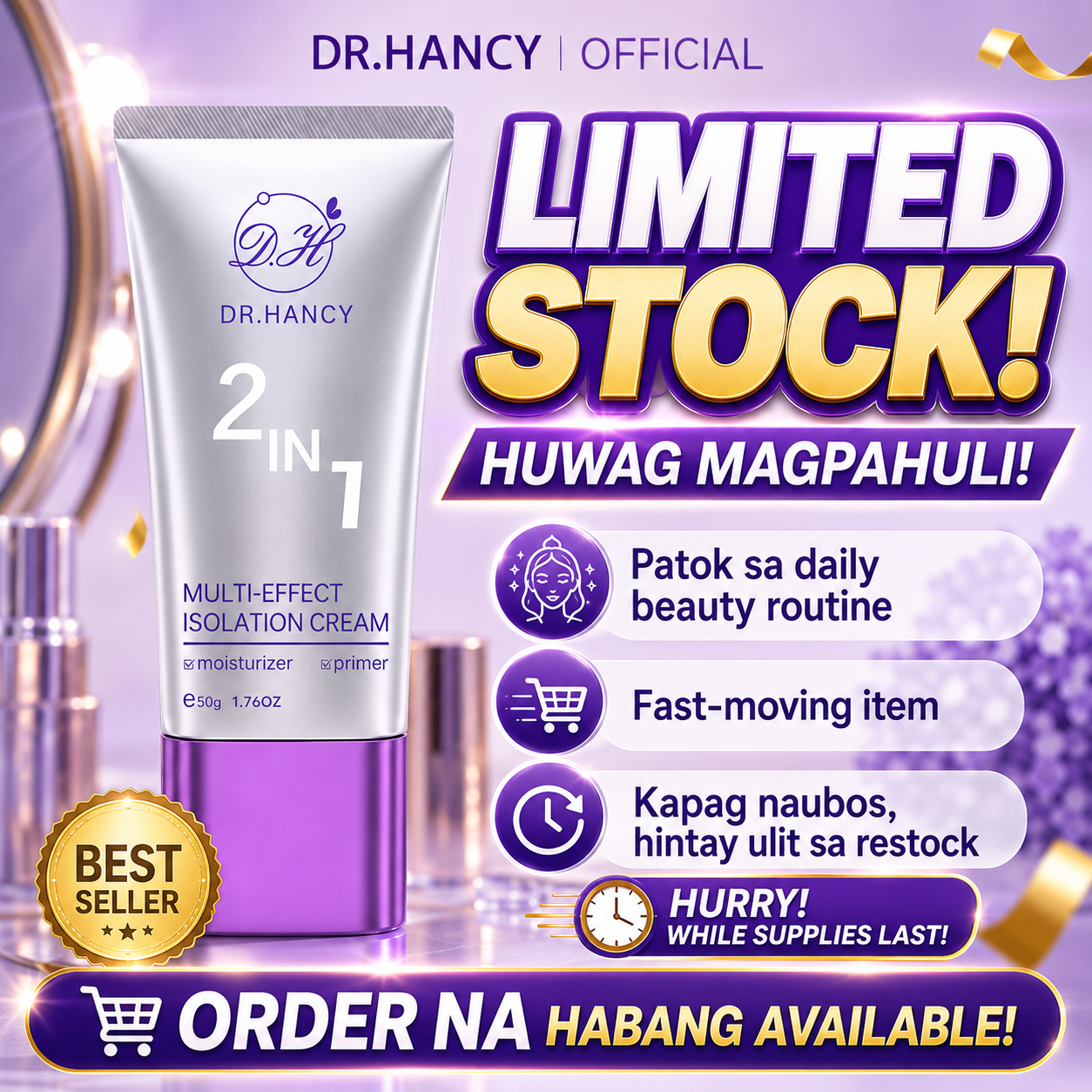 Dr.Hancy 2-in-1 Multi-Effect Isolation Cream