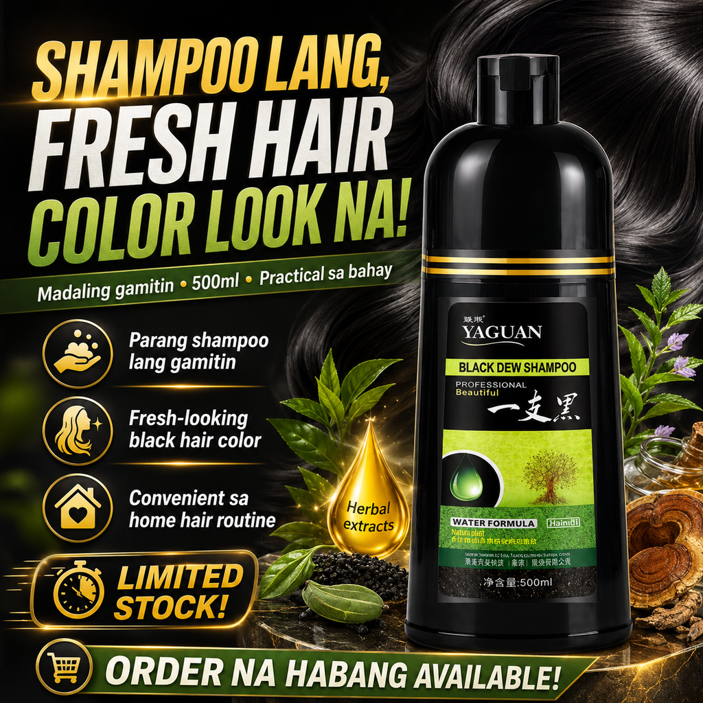 YAGUAN Herbal Hair Dye Shampoo 500ml