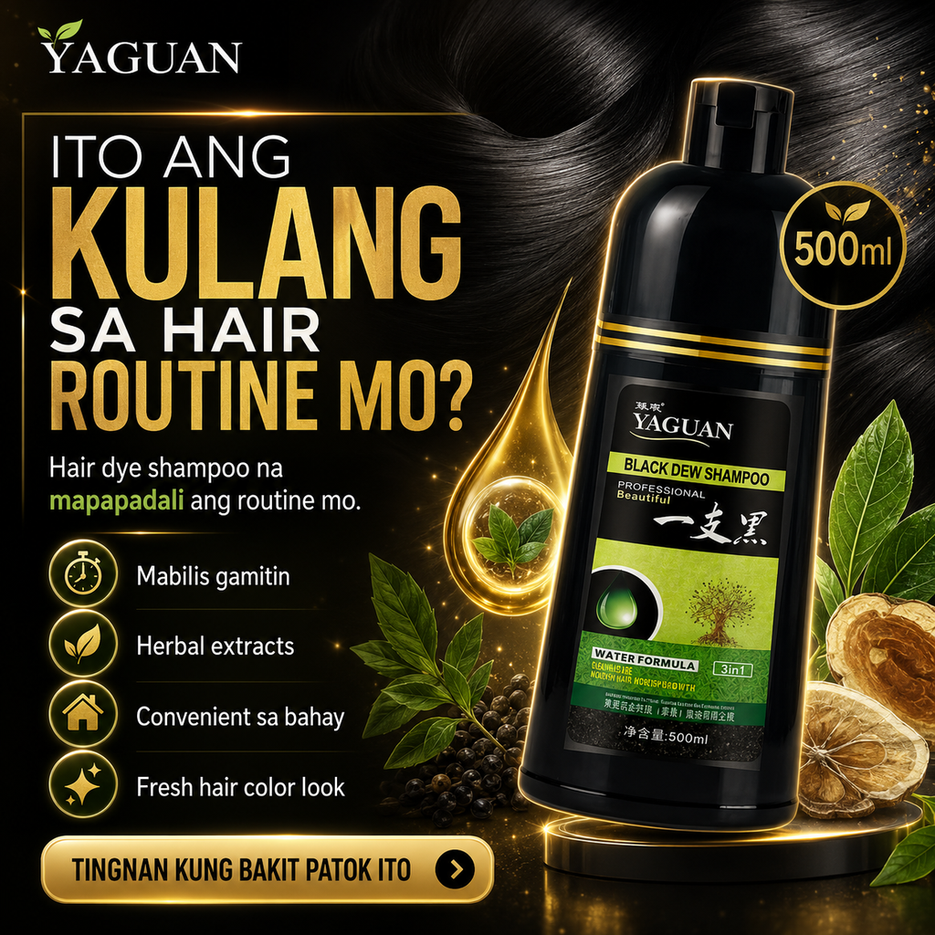 YAGUAN Herbal Hair Dye Shampoo 500ml