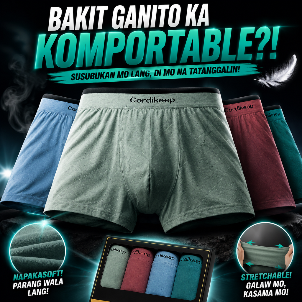 4PCS Cordikeep Boxer Brief
