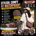 Waterproof Wide Strap Crossbody Bag