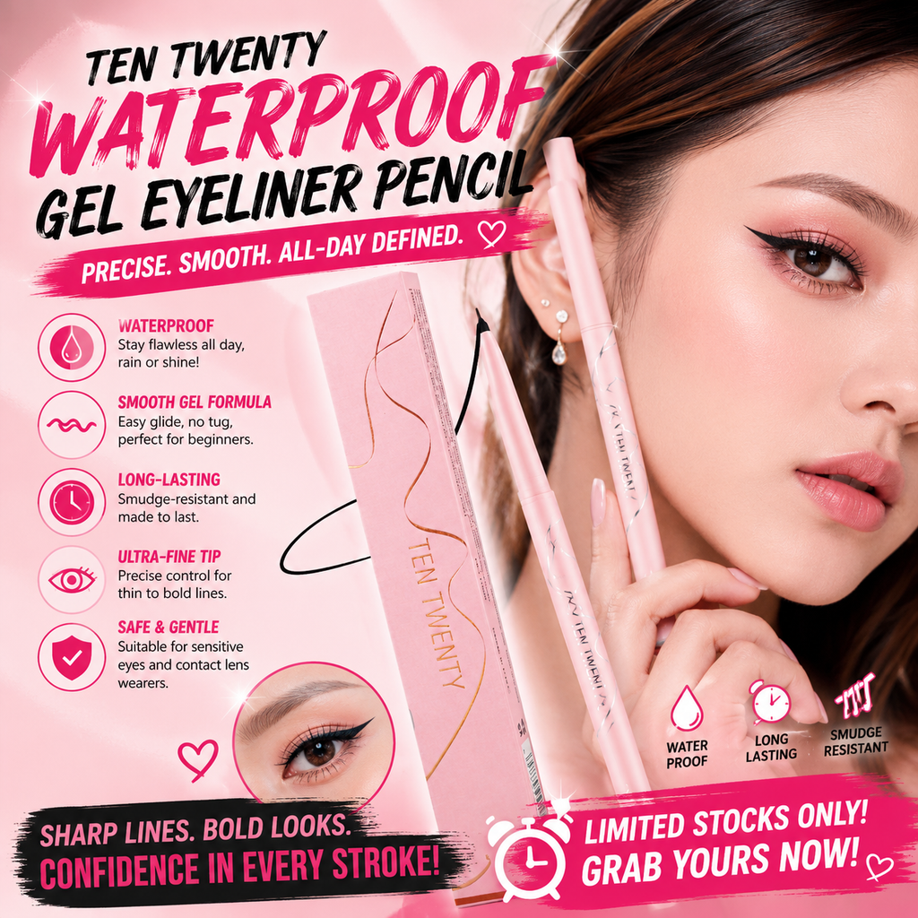 TEN TWENTY Waterproof Gel Eyeliner Pencil