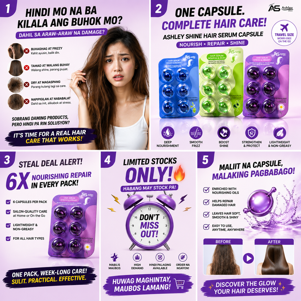 Ashley Shine Hair Serum Capsule