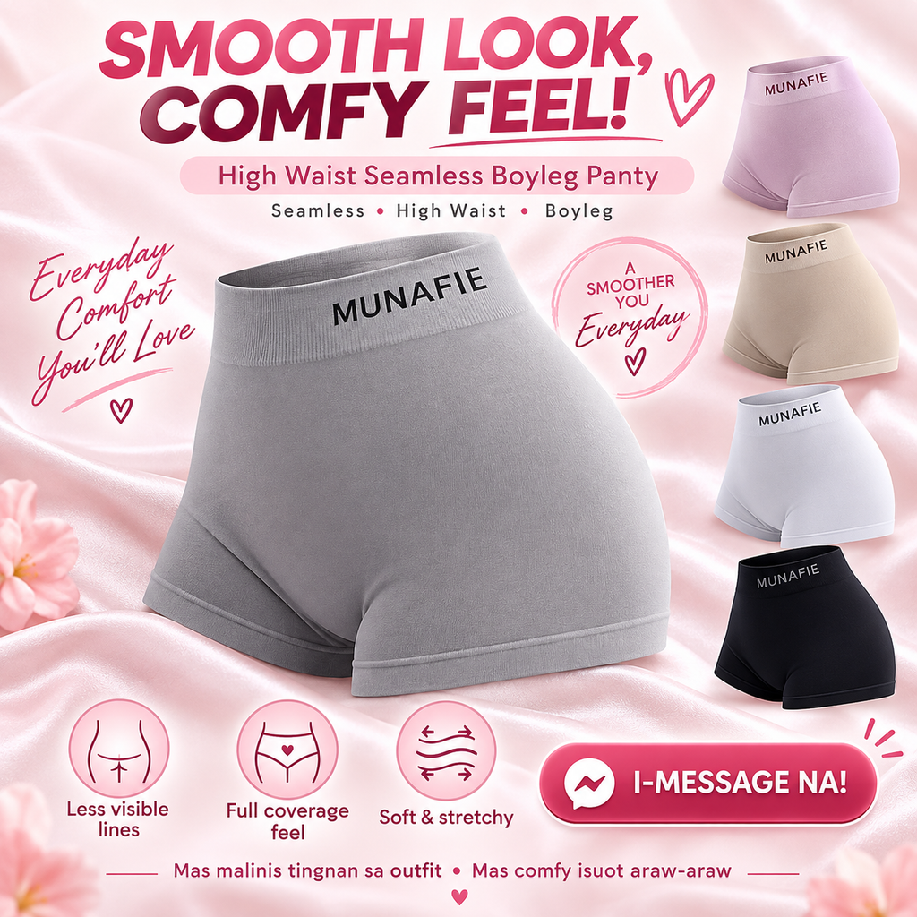 High Waist Seamless Boyleg Panty