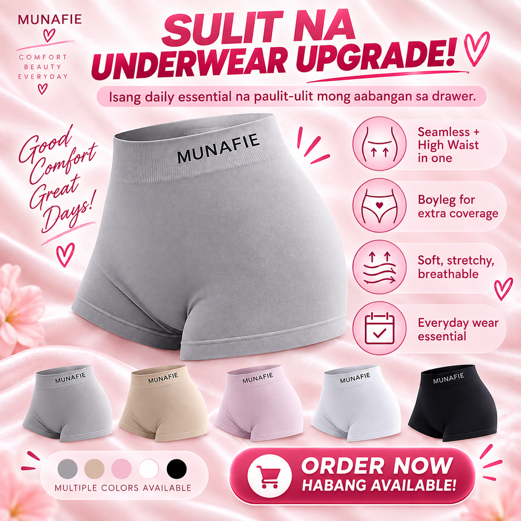 High Waist Seamless Boyleg Panty