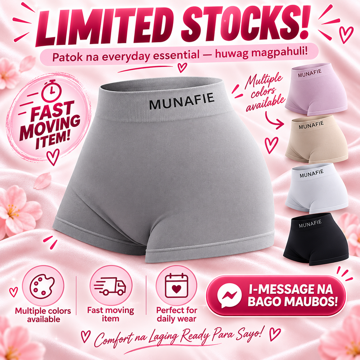 High Waist Seamless Boyleg Panty