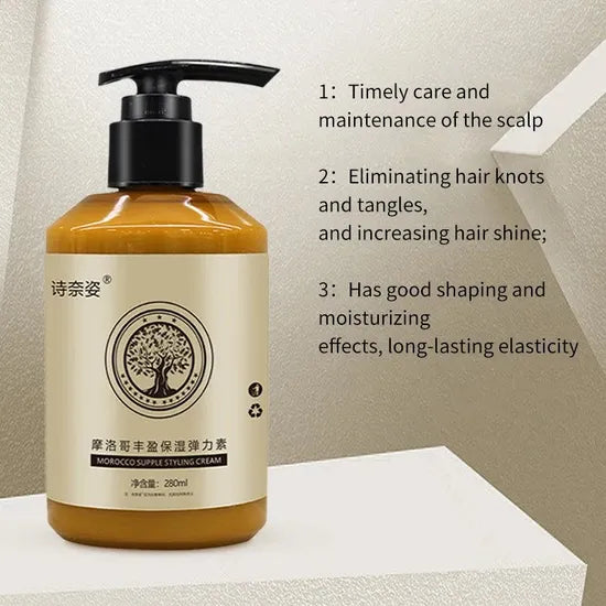 Moroccan Moisturizing Elastin Curly Hair Cream