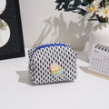 Mini Embroidered Waffle Pouch