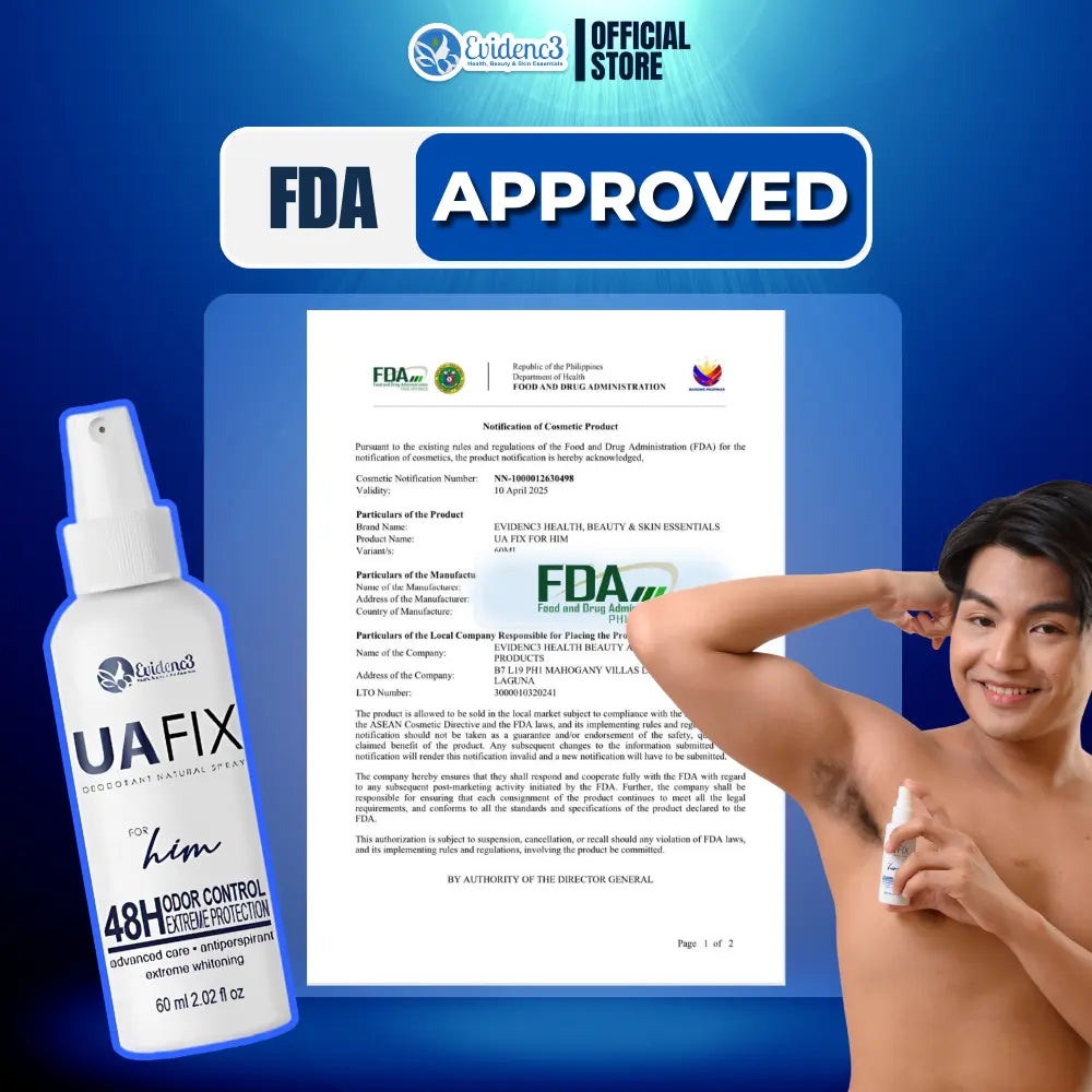 UA FIX Deodorant Spray for Him & Her