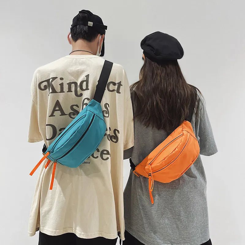 Nylon Crossbody Belt Waist Bag