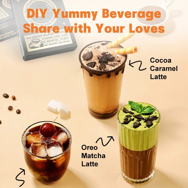 DUJOSOO Black Coffee –  Zero Fat, Zero Trans Fat