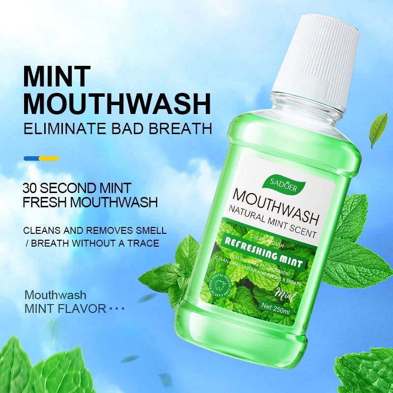 SADOER Cool Mint Alcohol-Free Mouthwash 250ml