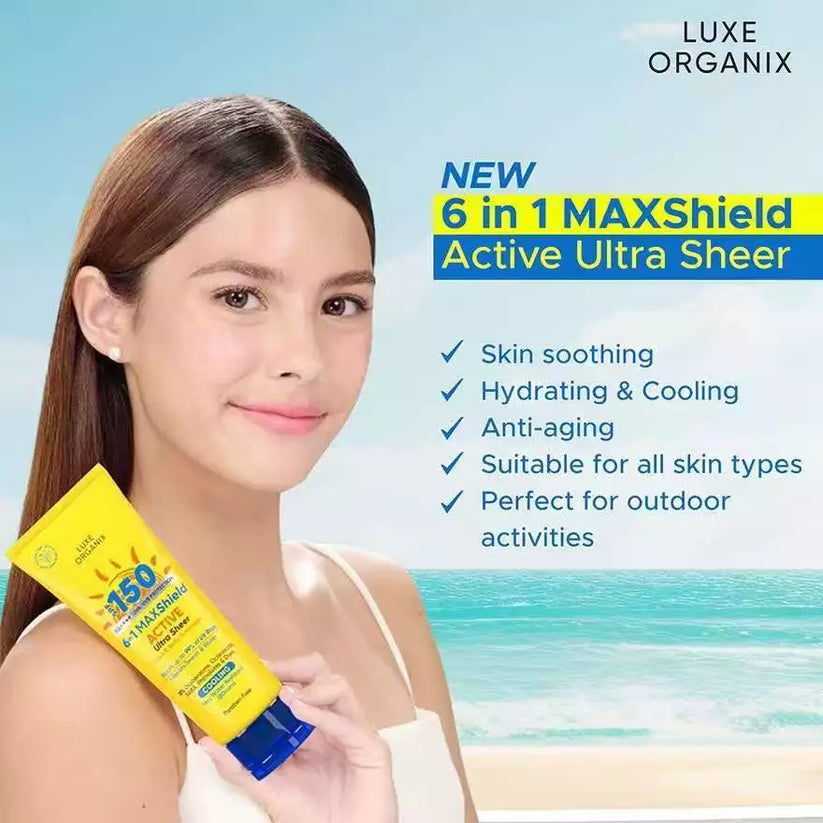 Luxe Organix SPF 150 MAXShield Ultra Protection Sunscreen For Face & Body 100ml