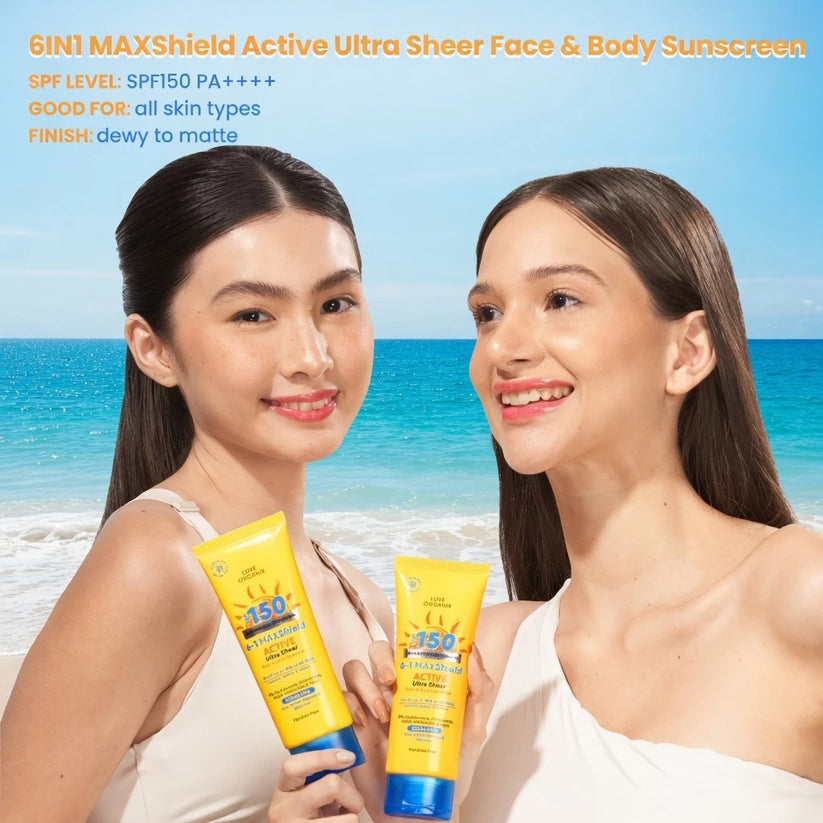 Luxe Organix SPF 150 MAXShield Ultra Protection Sunscreen For Face & Body 100ml