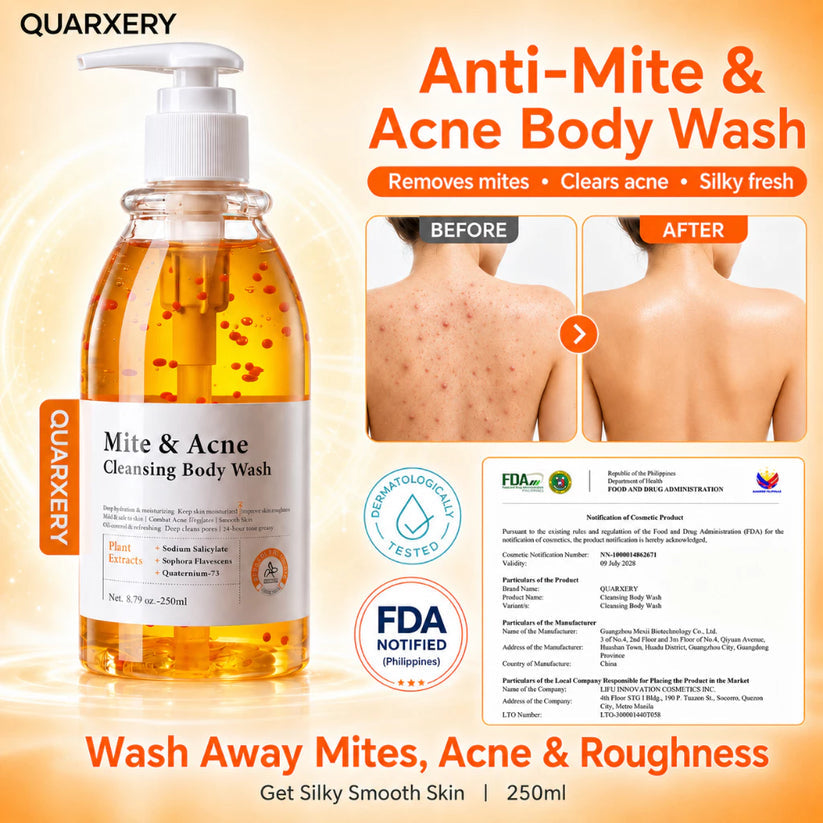 Mite & Acne Cleansing Body Wash 250ml