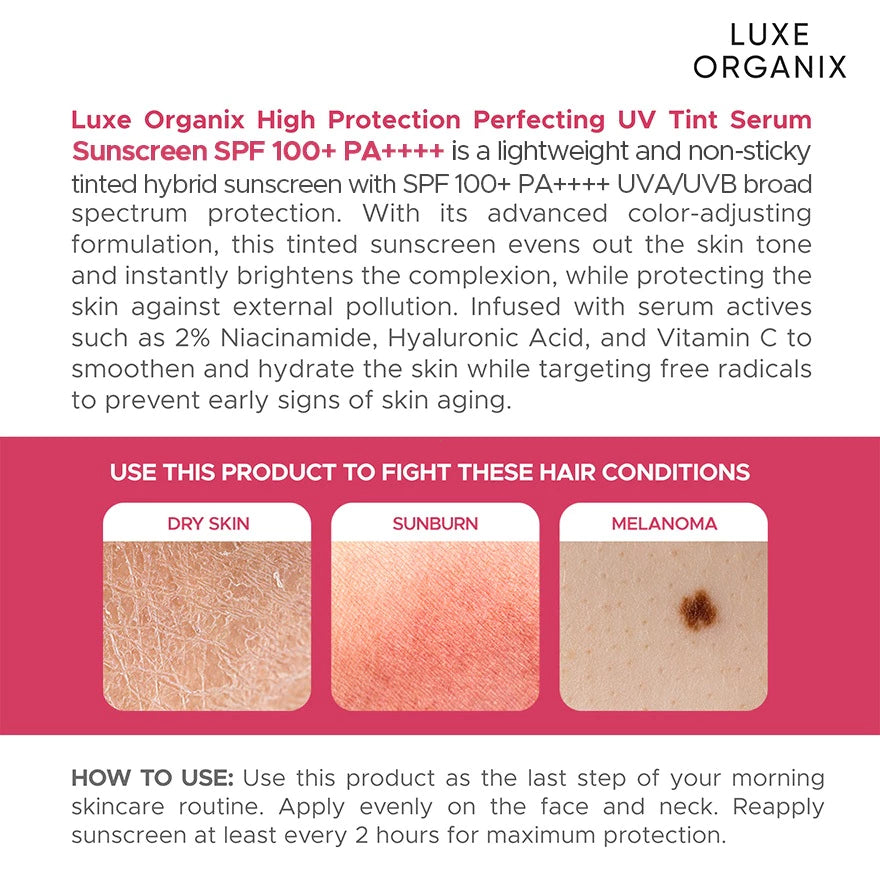 Luxe Organix Serum Sunscreen SPF 100 PA+++
