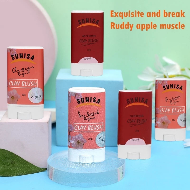 Sunisa Clay Blush with Long Lasting Natural Color 30g