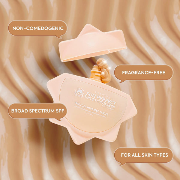 Hikari Premium Sun Perfect Tinted Sunscreen SPF50 PA++++ 50ml