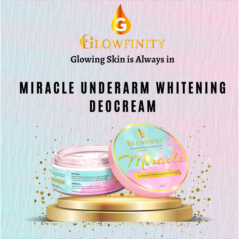 Glowfinity Miracle Underarm Whitening Deo Cream 40g