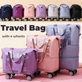 Expandable Folding Duffel Bag with Wheels
