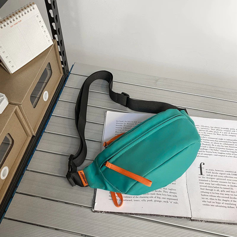 Nylon Crossbody Belt Waist Bag