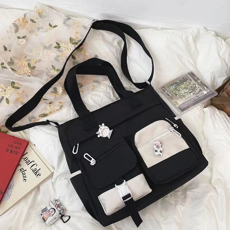 Nylon Messenger Crossbody Shoulder Sling Bag