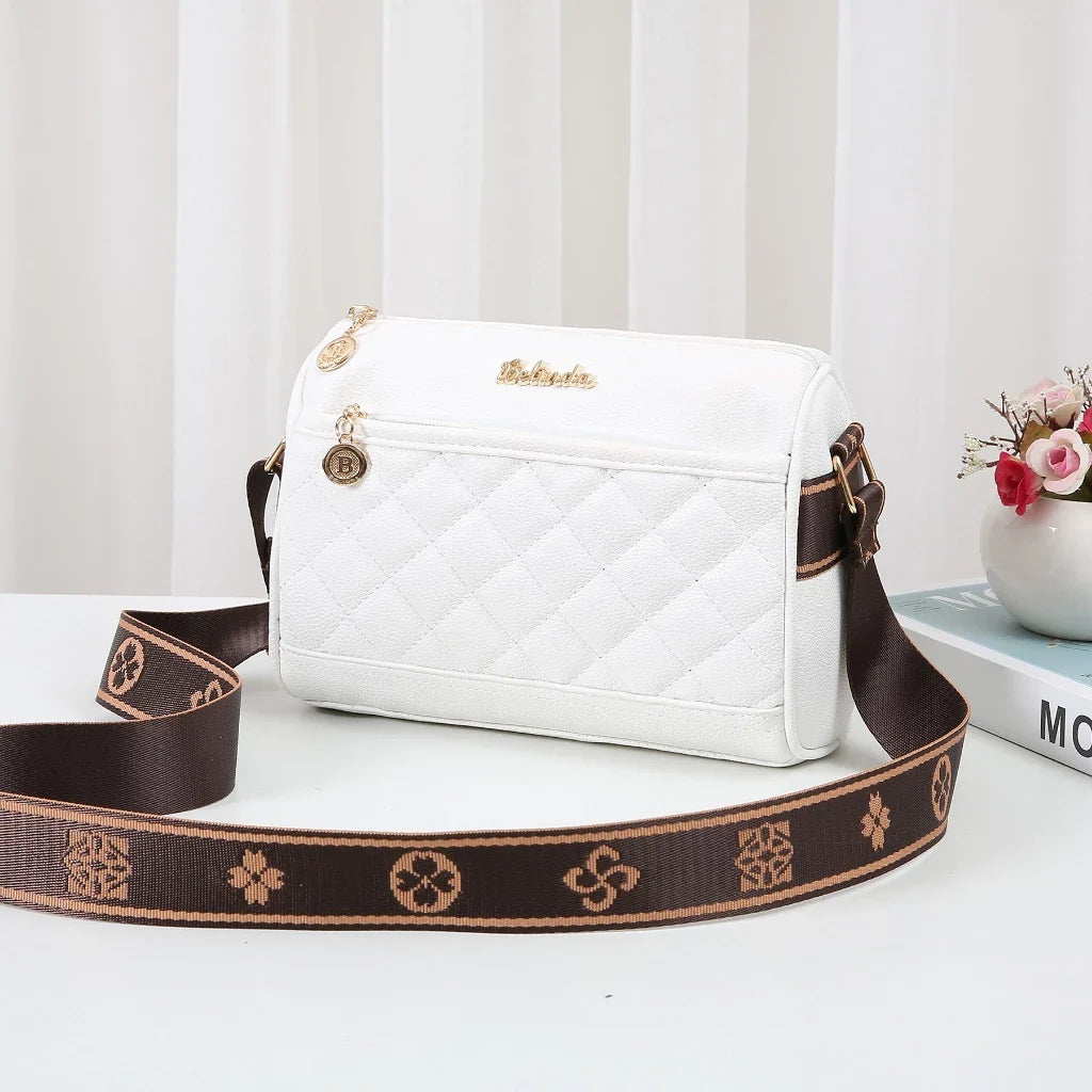 Wide Shoulder Strap Pillow Bag