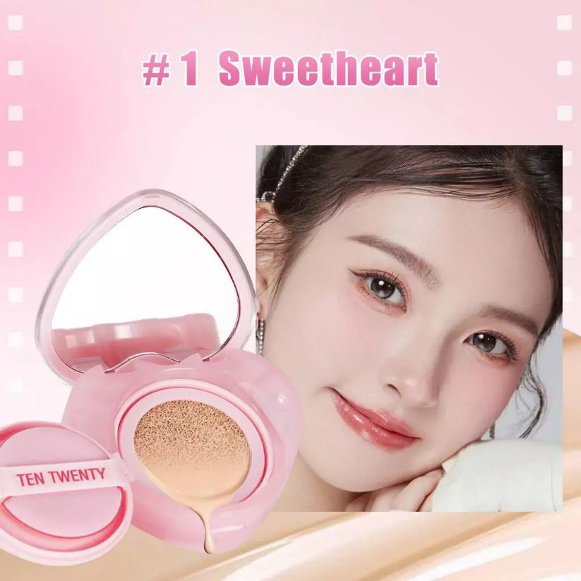 TEN TWENTY Full Coverage Heart Cushion with SPF50