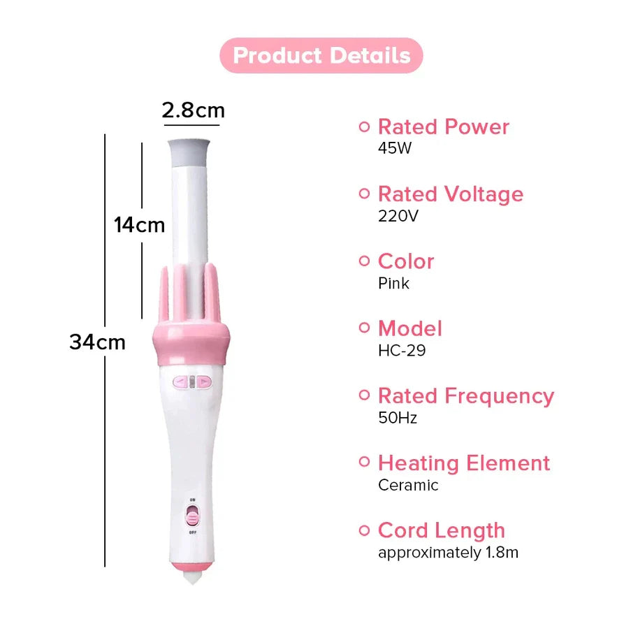 360° Automatic Rotating Hair Curler