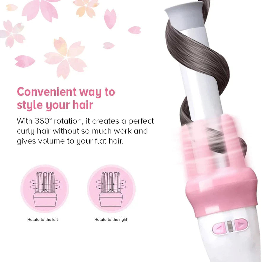 360° Automatic Rotating Hair Curler