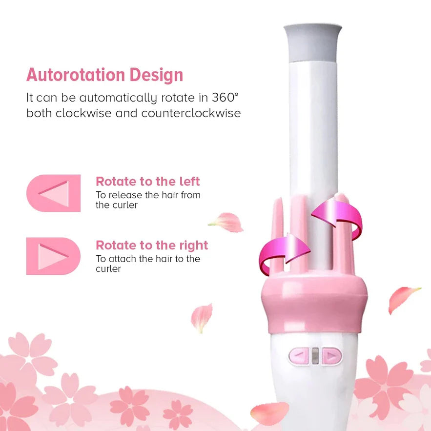 360° Automatic Rotating Hair Curler