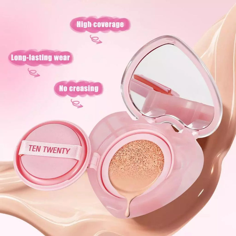 TEN TWENTY Full Coverage Heart Cushion with SPF50