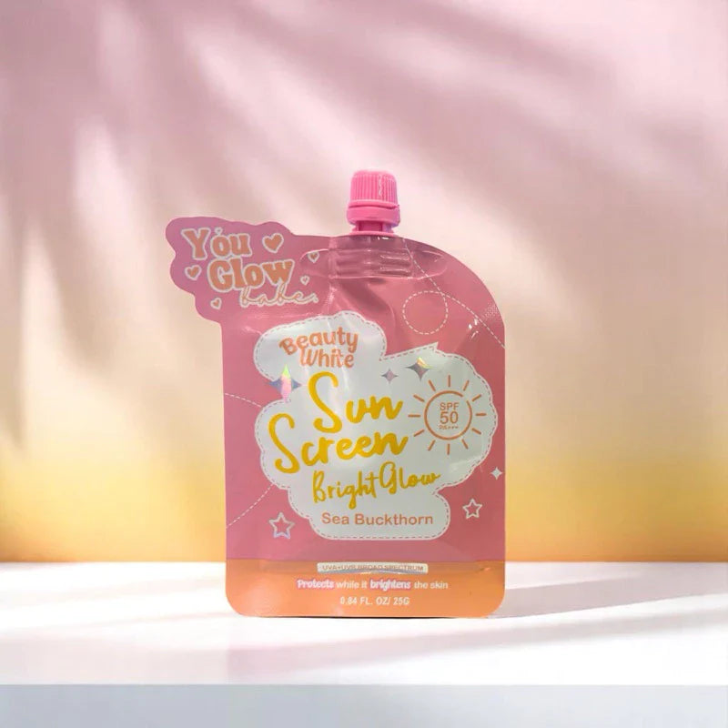YOU GLOW BABE Beauty White Sunscreen Bright Glow SPF50 PA+++