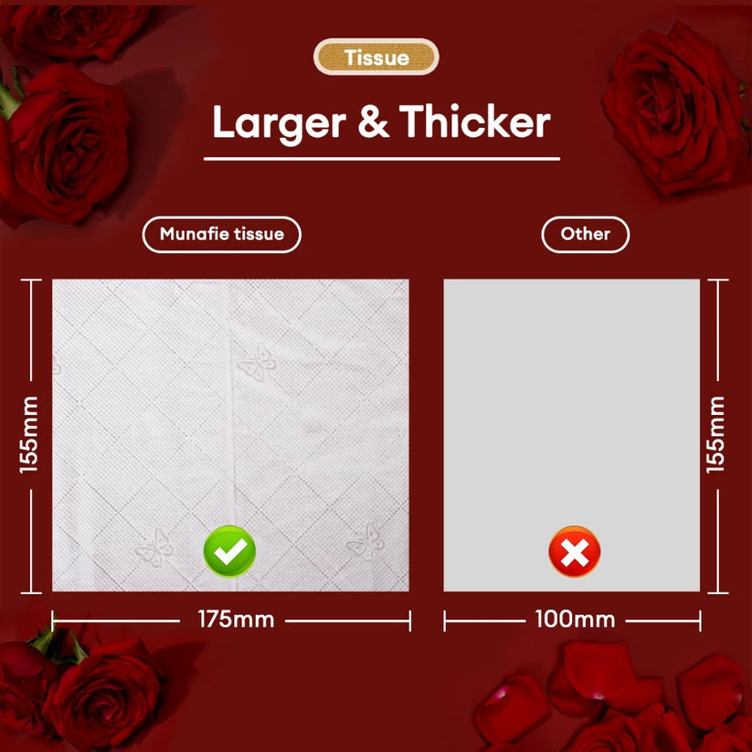 MUNAFIE Rose Scent Facial Tissue Paper