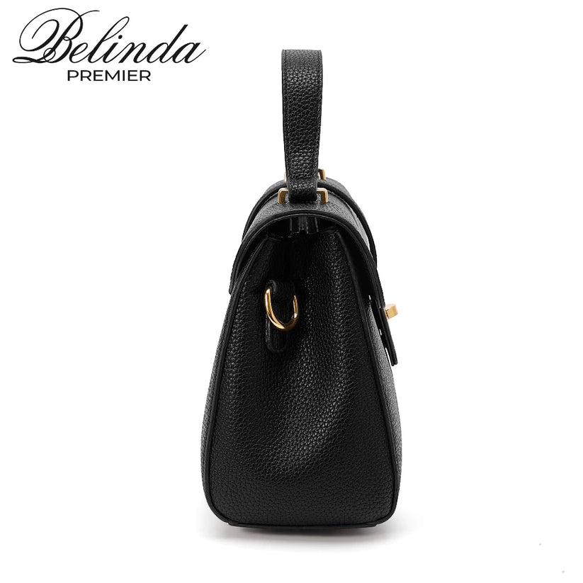 Prestige Classic Structured Top-Handle Bag