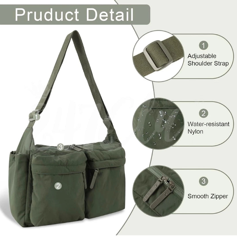 Multi Pocket Crossbody Bag