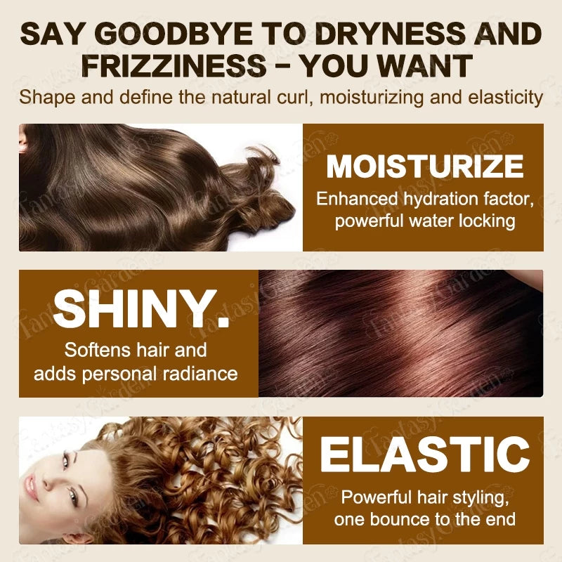 Moroccan Moisturizing Elastin Curly Hair Cream