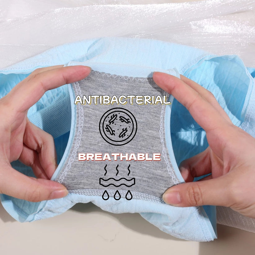 5PCS Antibacterial Hip Lifting Stretch Panty Bow Design