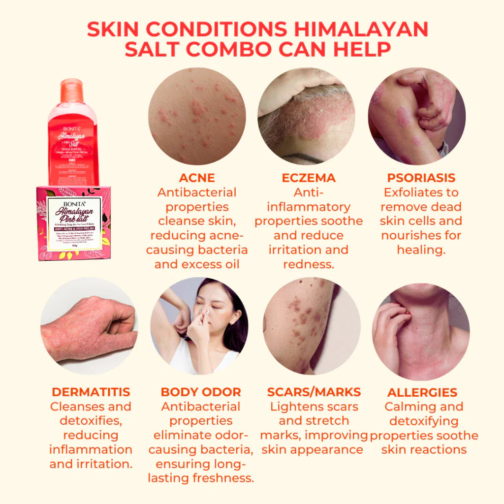 BONITA Himalayan Salt, Sunflower Niacinamide & Tawas Calamansi Persimmon Soap Bar 80g