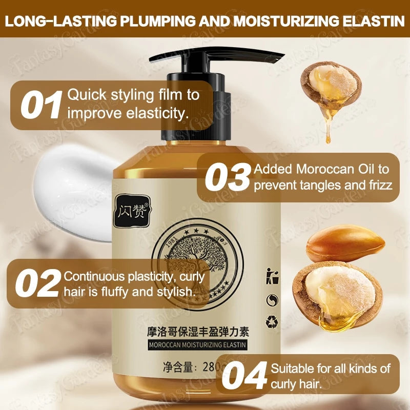 Moroccan Moisturizing Elastin Curly Hair Cream