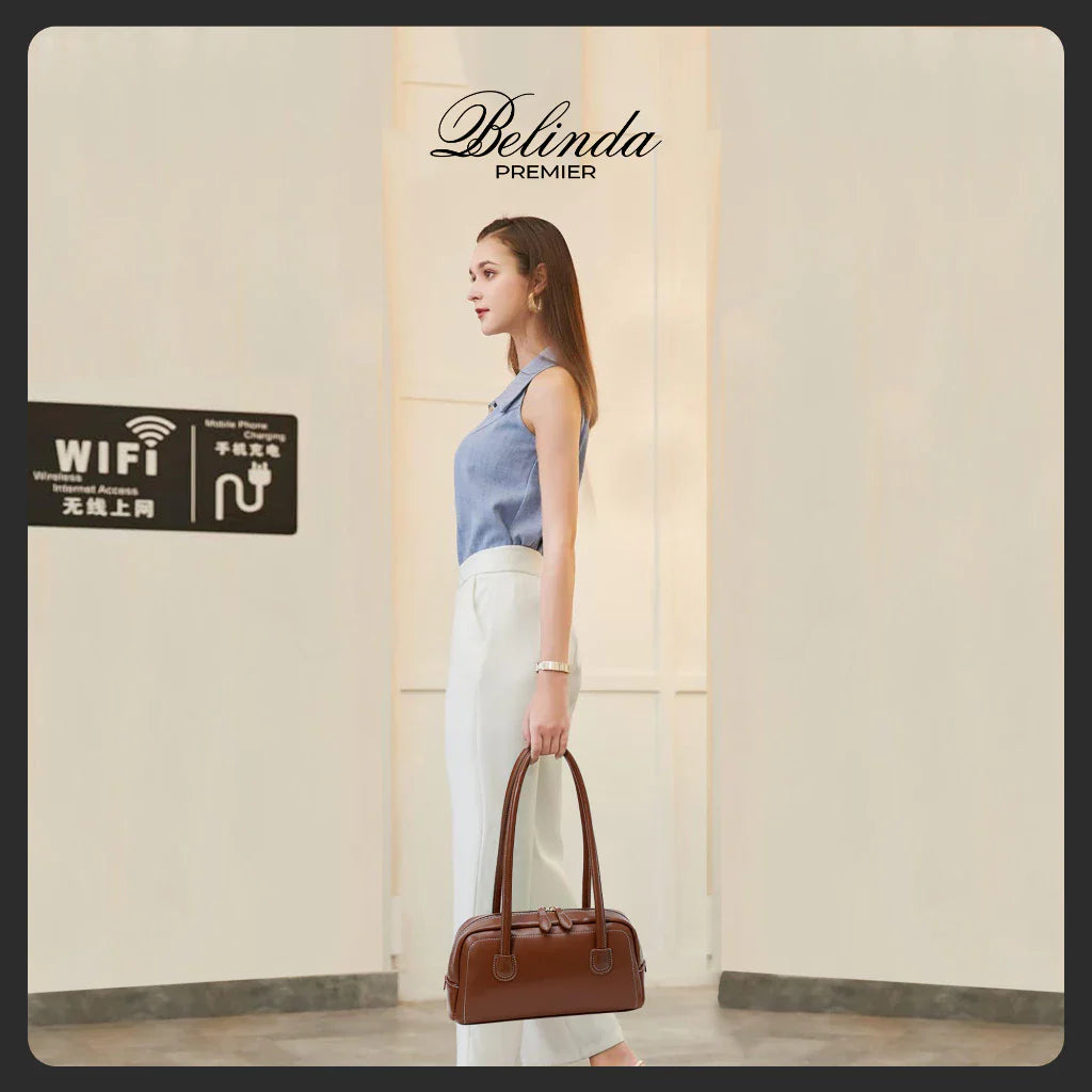 Minimalist Luxe Top-Handle Bag