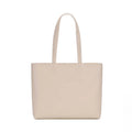 Large Plain Leather Tote Bag