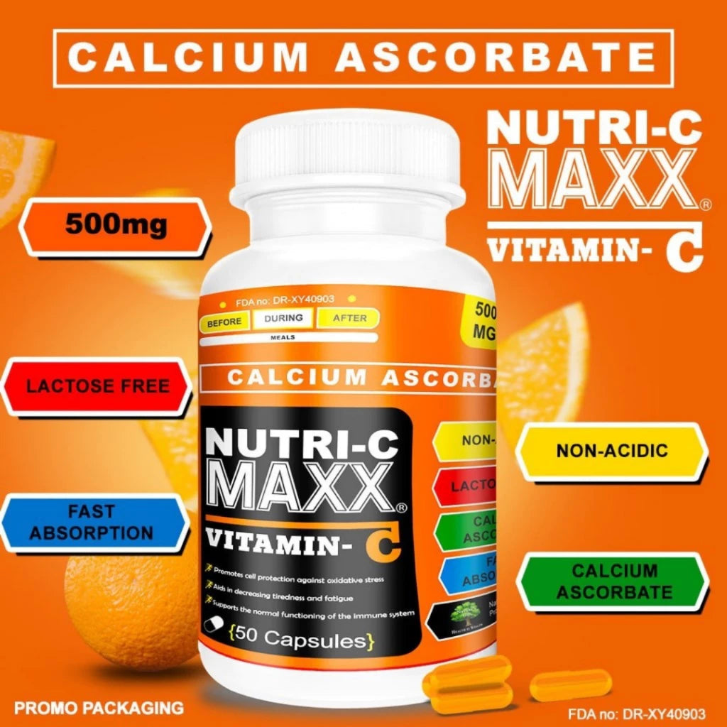 NUTRI-C MAXX Vitamin C (50 Capsules)