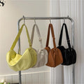 Crescent Leather Casual Sling Bag