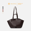 Minimalist Curved-Base Tote Bag