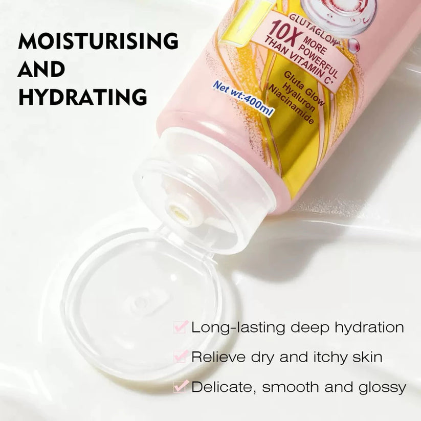 KISS BEAUTY Gluta Hya Dewy Radiance Serum Burst Lotion 400ml