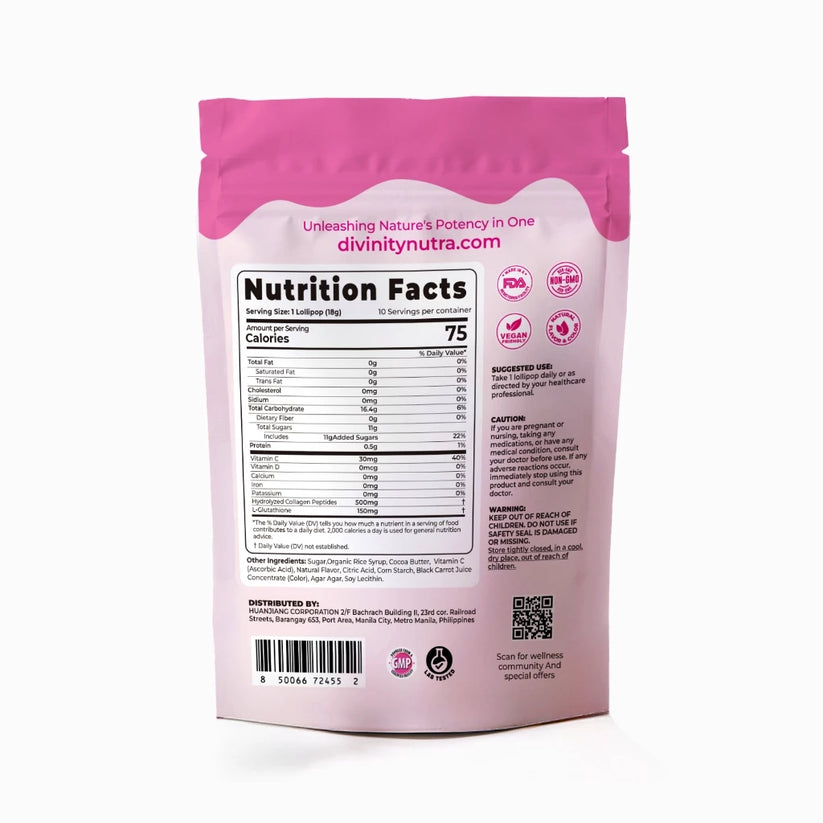 DN L-Glutathione Lollipops with Vitamin C (10pcs/pack)